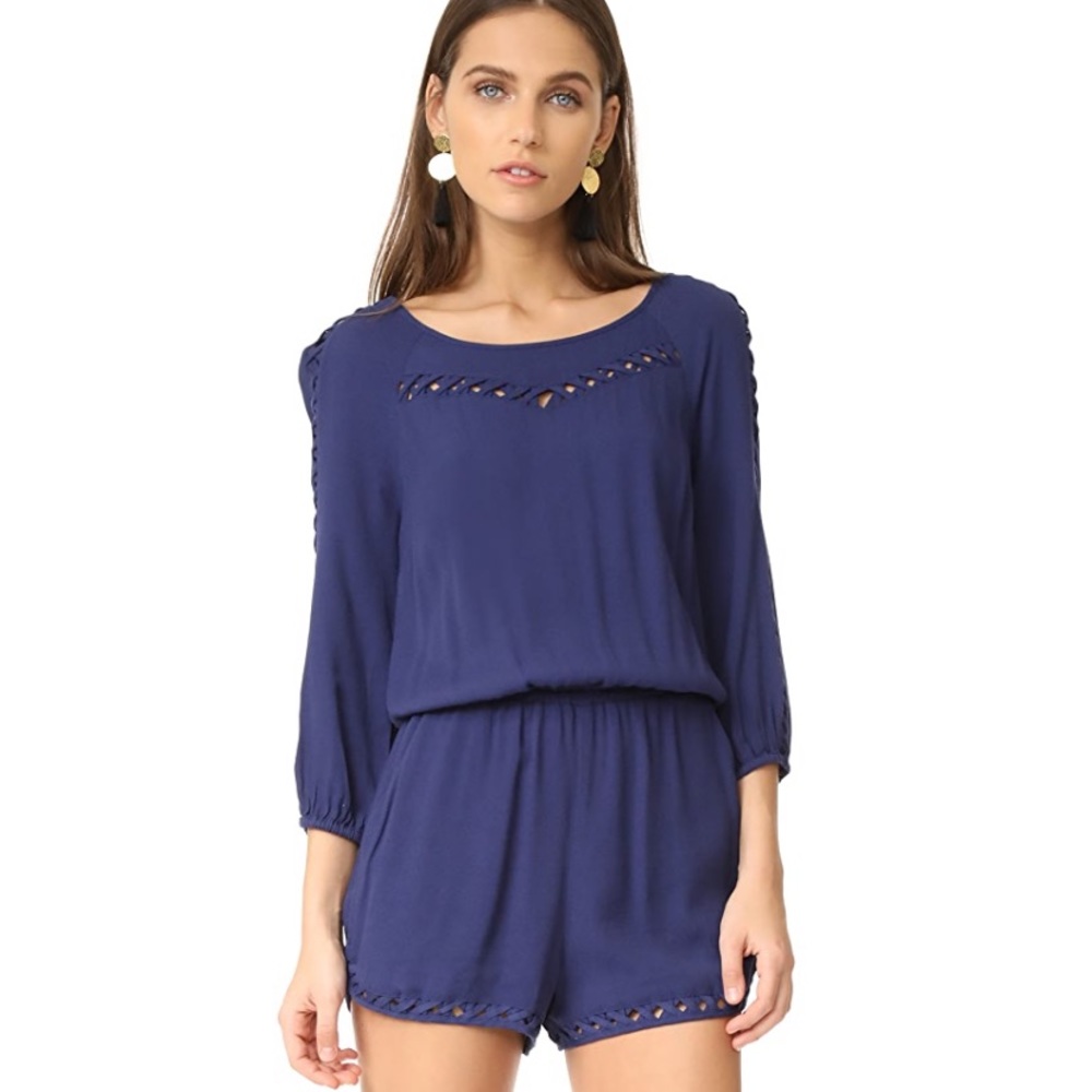 Navy romper